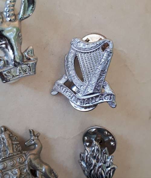 SADF Military Intelligence Division Owl pin badges and other SA Military badges