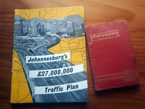 Johannesburg Traffic Plan book published in 1960 including 40th Anniversary of 1926 book