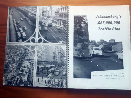 Johannesburg Traffic Plan book published in 1960 including 40th Anniversary of 1926 book