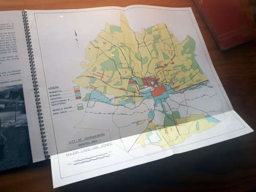 Johannesburg Traffic Plan book published in 1960 including 40th Anniversary of 1926 book