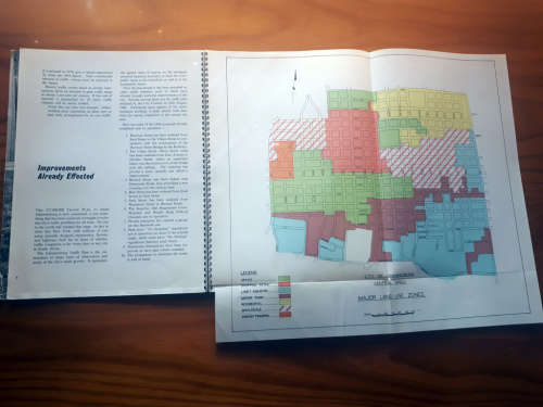 Johannesburg Traffic Plan book published in 1960 including 40th Anniversary of 1926 book