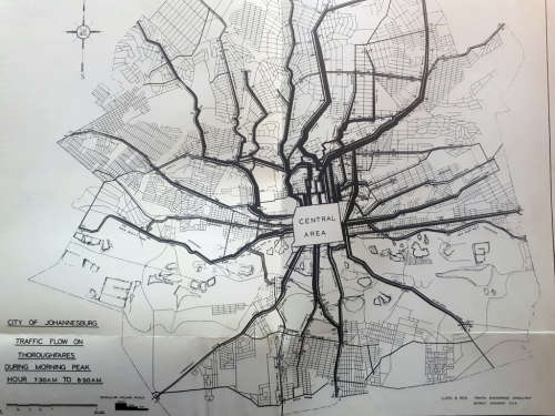 Johannesburg Traffic Plan book published in 1960 including 40th Anniversary of 1926 book