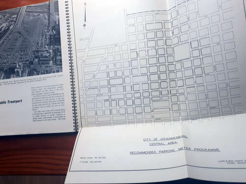 Johannesburg Traffic Plan book published in 1960 including 40th Anniversary of 1926 book