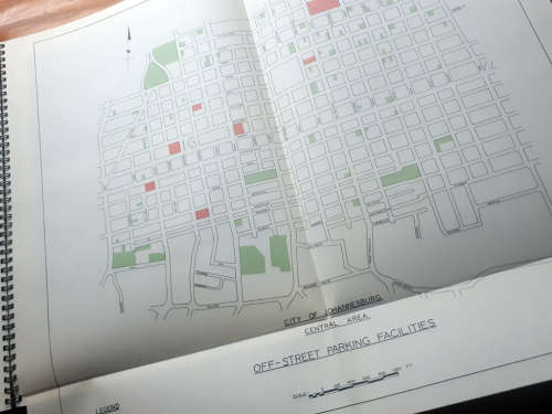 Johannesburg Traffic Plan book published in 1960 including 40th Anniversary of 1926 book