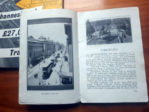 Johannesburg Traffic Plan book published in 1960 including 40th Anniversary of 1926 book