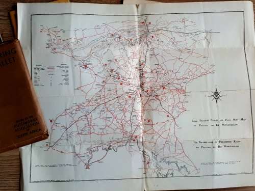 AA Maps and booklets from Touring Wallets of the 1950s to 1990s