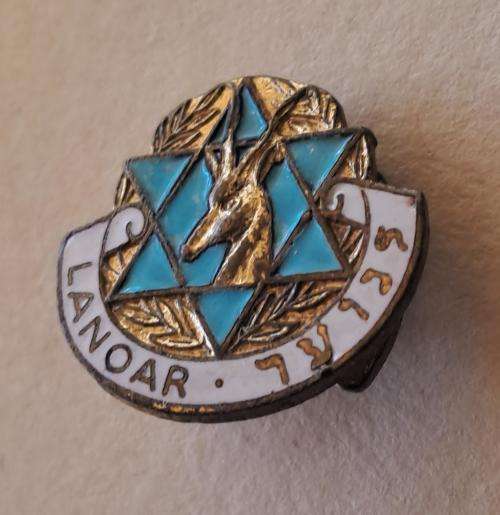 Maccabi pin badges. Judaica collection of rare Jewish Guild badges (7 x badges in total)