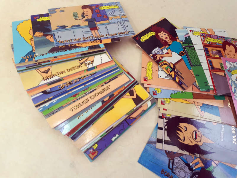 Beavis and Butthead Fleer Ultra 1994 Collector`s Trading Cards (total: 69 cards)