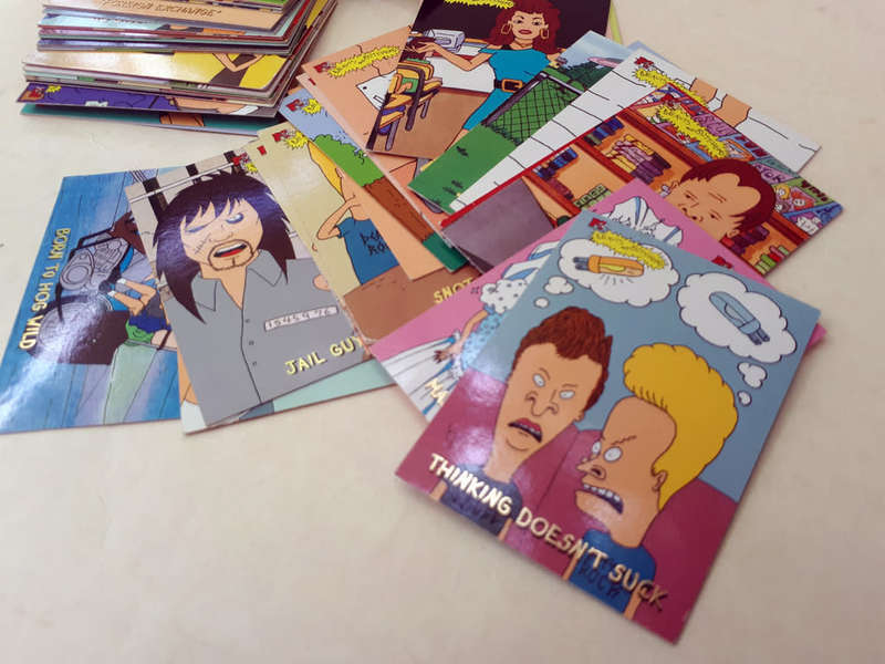 Beavis and Butthead Fleer Ultra 1994 Collector`s Trading Cards (total: 69 cards)