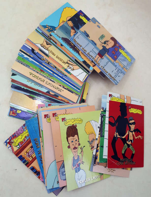 Beavis and Butthead Fleer Ultra 1994 Collector`s Trading Cards (total: 69 cards)