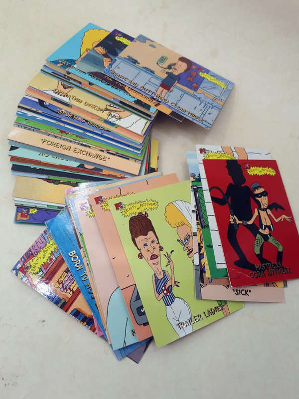 Beavis and Butthead Fleer Ultra 1994 Collector`s Trading Cards (total: 69 cards)