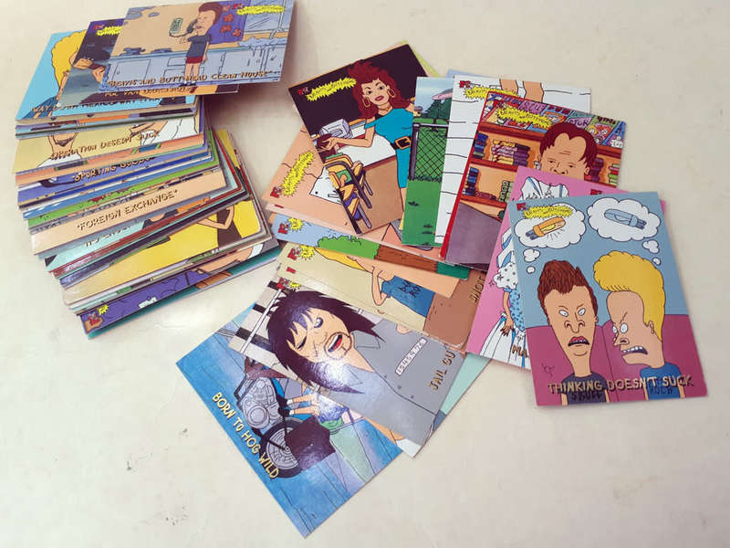 Beavis and Butthead Fleer Ultra 1994 Collector`s Trading Cards (total: 69 cards)