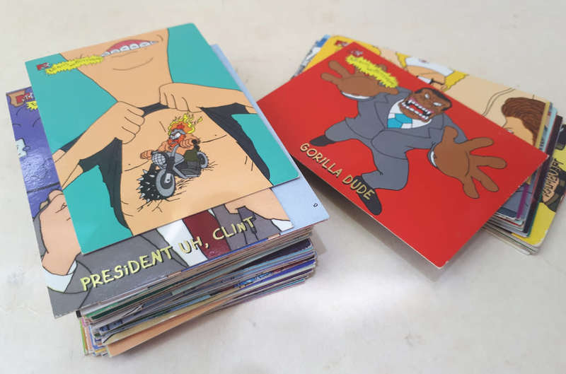 Beavis and Butthead Fleer Ultra 1994 Collector`s Trading Cards (total: 69 cards)