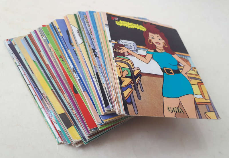 Beavis and Butthead Fleer Ultra 1994 Collector`s Trading Cards (total: 69 cards)