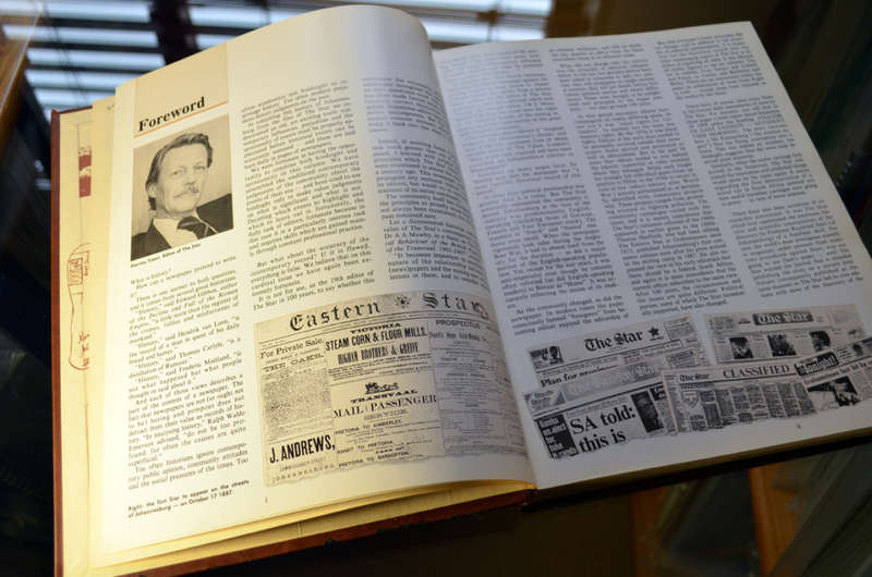 100 years in Johannesburg (The Star Like it was). Nicely bound coffee table book by Argus 1987