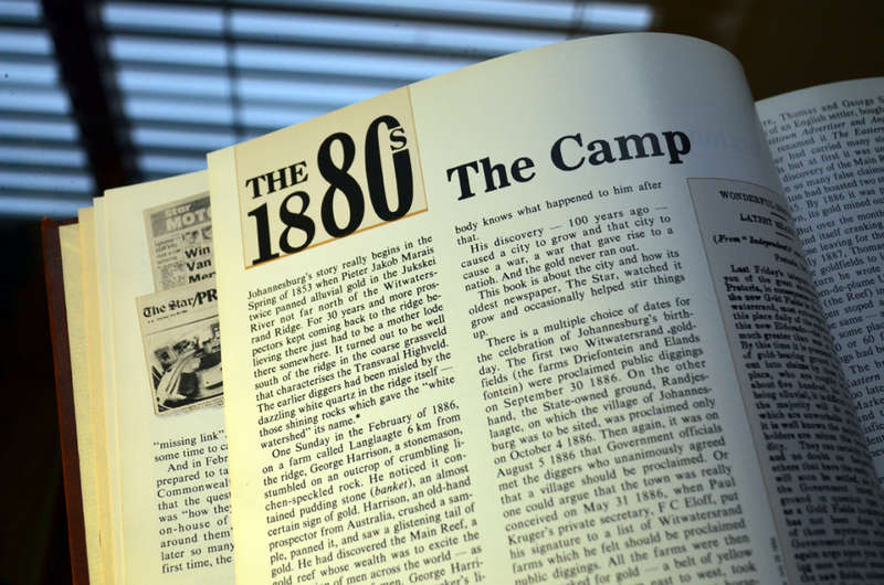 100 years in Johannesburg (The Star Like it was). Nicely bound coffee table book by Argus 1987