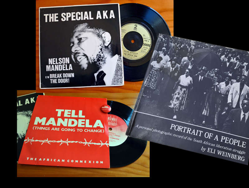 Nelson Mandela Historical Memorabilia  Anti-Apartheid Era `Free Nelson Mandela` campaign 40 items.