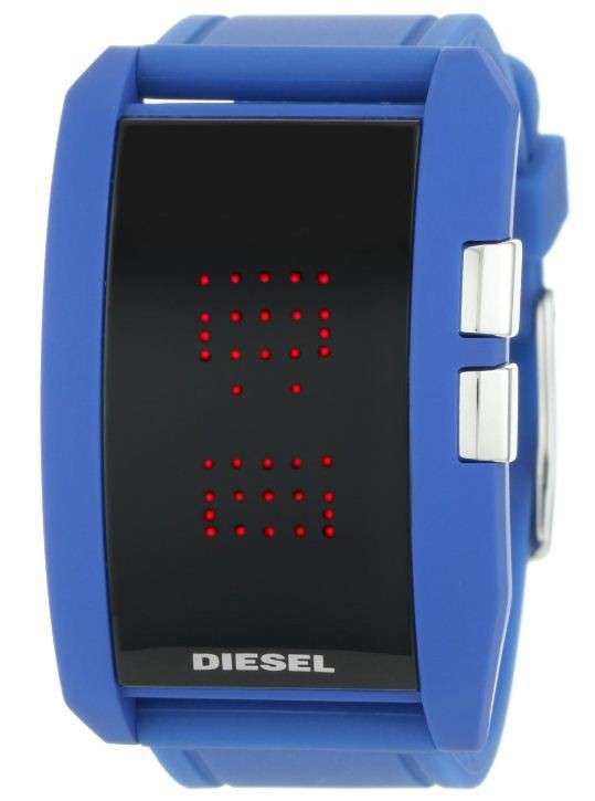 *BRAND NEW* Diesel Men's DZ7166 Blue Resin Quartz Watch with Black Dial
