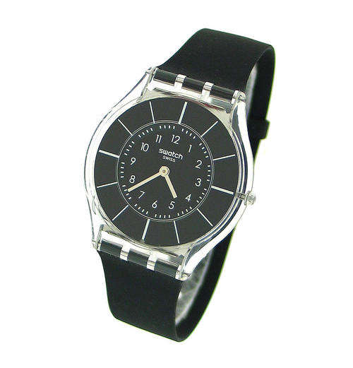 *BRAND  NEW* Swatch Black Classiness Ladies Watch SFK361