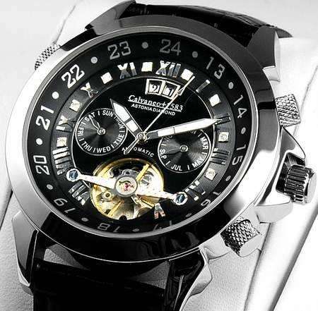 **RARE WATCH*8 Diamonds*Calvaneo 1583 Astonia  Black Diamond Steel*brand new!!