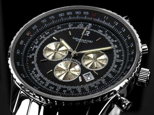 *NO RESERVE*BRAND NEW EXCLUSIVE* Calvaneo 1583 Defcon Platin Black
