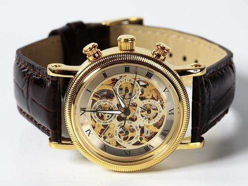 *NO RESERVE!!!! Brand New Calvaneo 1583 Squelette Gold
