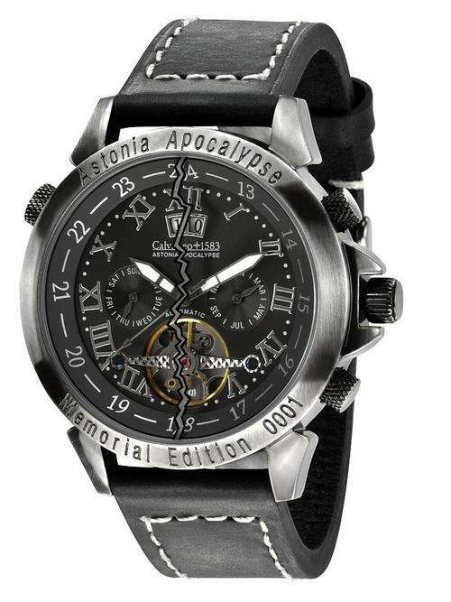 RARE WATCH!!!1 of 3000 PRODUCED WORLDWIDE!! number engraved!Calvaneo 1583 Apocolypse**