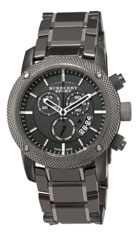 WOW STUNNING WATCH!!Burberry Chronograph W/ Box Papers etc**R6800**