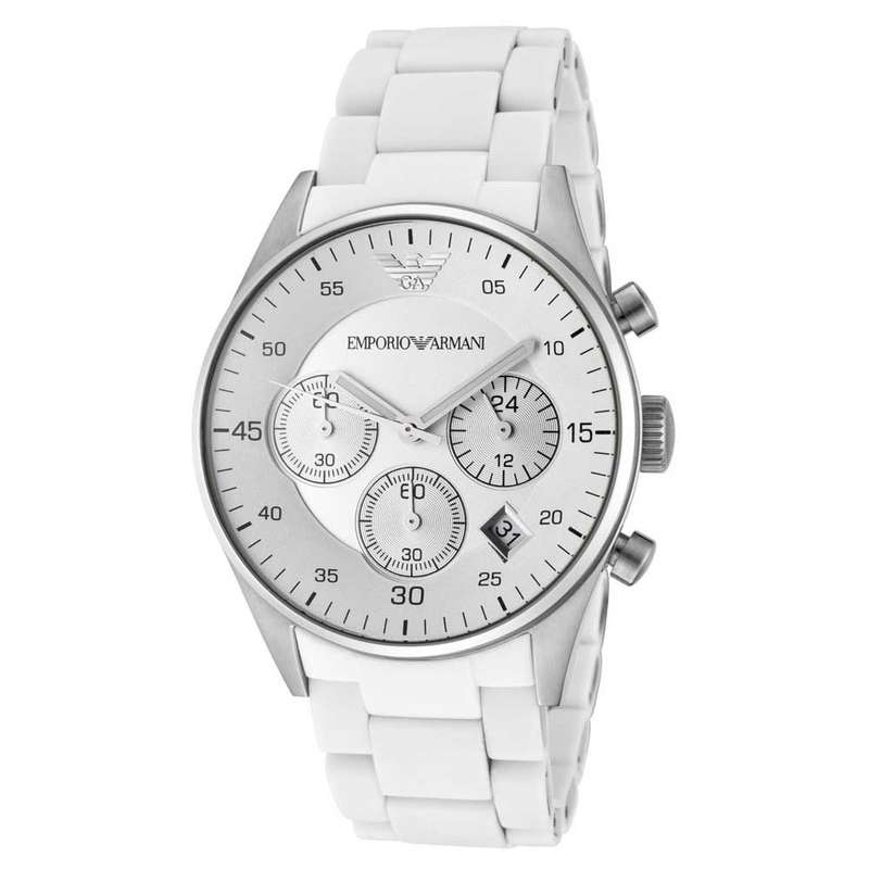 **STUNNING**Ladies Emporio Armani watch Snow White*R4999*