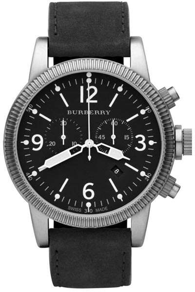 Brand New!!!Mens Burberry Military Style Chronograph W/ Box Papers, Guarantee**IN STOCK**