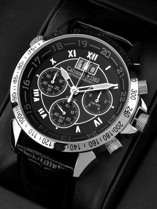 No Reserve!!!Calvaneo 1583 ** Astonia Chrono Steel**ONLY 2 of these in RSA, RARE WATCH**