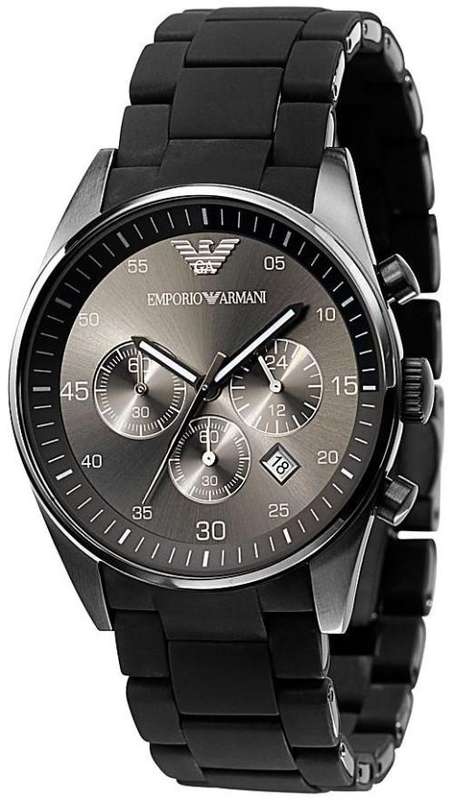 **Emporio Armani Mens Gunmetal Sports Chronograph**R4999**