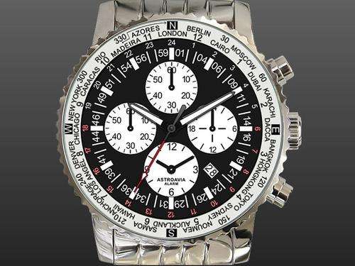 RARE IN SA*Astroavia Alarm World Time Chrono* with Box, Papers, etc*