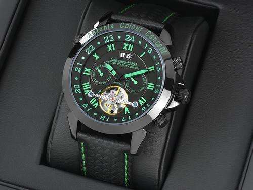 *RARE WATCH**Calvaneo 1583 Astonia Colour Concept Green**FREE COURIER**