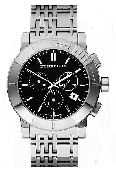 **R6299**AWESOME WATCH*Burberry Mens Trench Chronograph W/ Box Papers etc