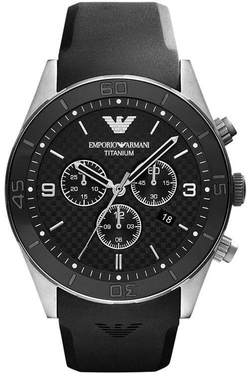 **AWESOME WATCH**Emporio Armani Mens Titanium Sportivo Chronograph**R5499**