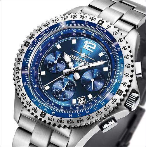 24HOUR AUCTION**Firefox Fighter Stainless Steel Chrono 10ATM!!**AWESOME WATCH*R4999*