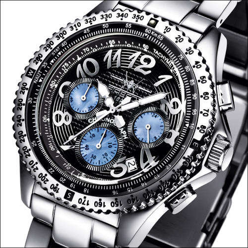 **Firefox Racer Stainless Steel Chrono 10ATM!With box , tags and guarantee!**AWESOME WATCH**