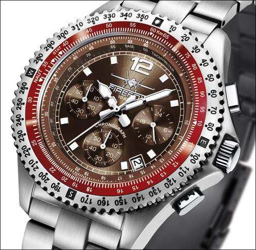 *ONLY 1*Firefox Fighter Stainless Steel Chrono 10ATM!!**BOX, TAGS, GUARANTEE*R4999*