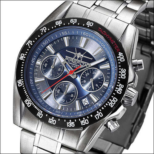 **Firefox THE MACHINE Stainless Steel Chrono 10ATM!!**AWESOME WATCH*R4999*
