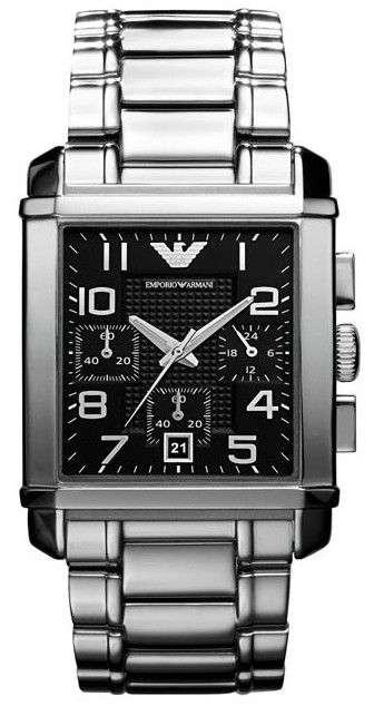**Brand New**Emporio Armani Mens Squre Chrono**STUNNING WATCH**R5299**