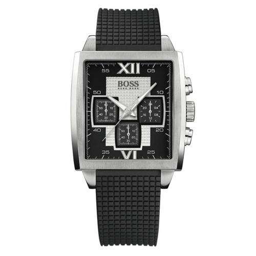 BRAND NEW*Hugo Boss Mens Square Chronograph W/ Box Papers*