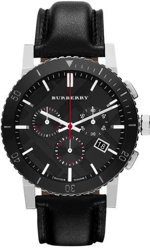 NEW MODEL*Burberry Mens The City Chronograph W/ Box Papers etc**R6299**