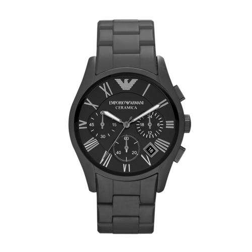**AWESOME WATCH**Emporio Armani Matt Black Chrono Ceramic **R5999**