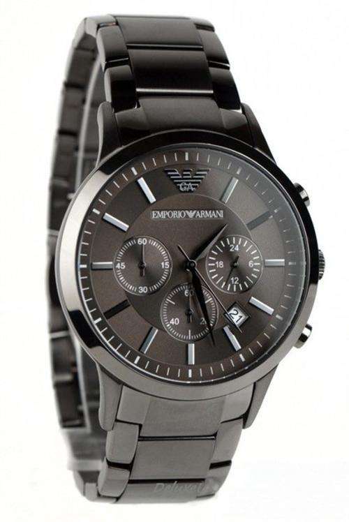 **AWESOME WATCH**Emporio Armani Mens Classic Gun metal Grey watch**R5299**