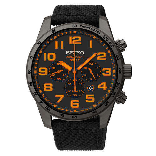 **Seiko Core SOLAR POWERED NO BATTERY CHANGE Chronograph*100% ORIGINAL*