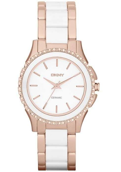 **Brand new Ladies DKNY Glitz SSteel & Ceramic watch**GORGEOUS WATCH**R4299**
