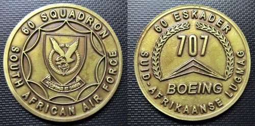 ## SAAF 60 Squadron Medallion/Challenge Coin ##