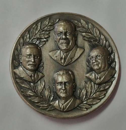 ## 1914 - 1964 Die Nasionale Party 50ste Herdenking Medalje ** Silver 22g ##