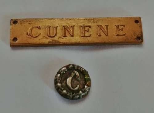 ## SADF Pro Patria Cunene Ribbon Bar & Pin (Note Pin Missing) ##